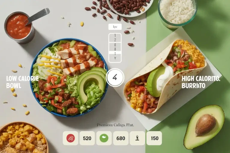 Chipotle Calories Facts 2 Chipotle Calories Facts 2026, low calories and high calories comparison