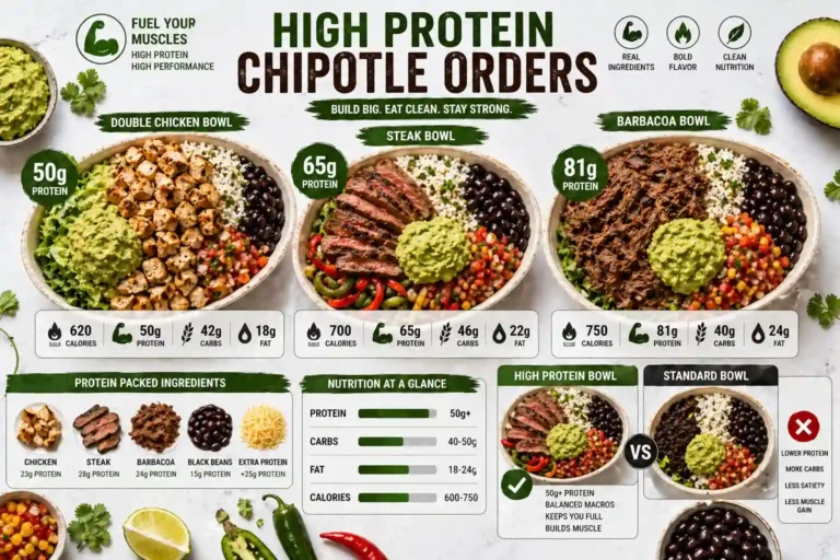 High Protein Chipotle Orders 2 Whether you’re focused on muscle gain, fat loss, or balanced eating, this guide covers the best high protein Chipotle orders, how to build them, and how to calculate your macros accurately.